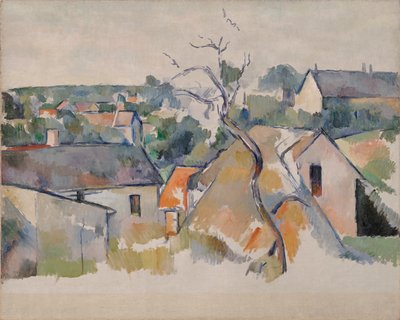 The Rooftops, ca. 1898 (olje på lerret) av Paul Cézanne