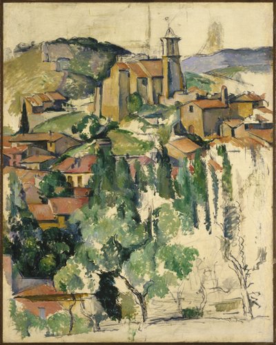 Landsbyen Gardanne av Paul Cézanne