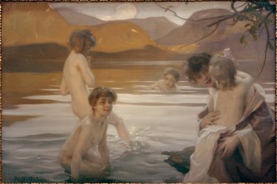 Første bad av Paul Chabas