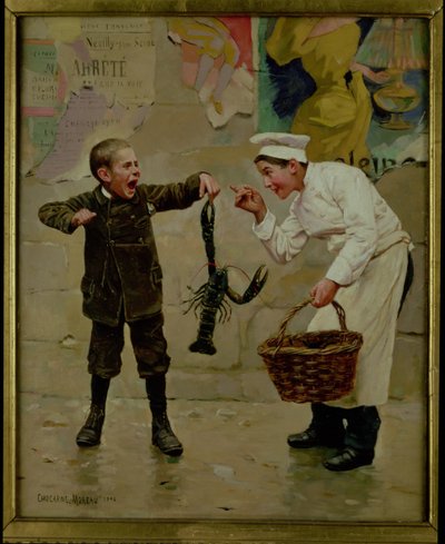 Le Petit Comis (d. 1902) av Paul Charles Chocarne Moreau