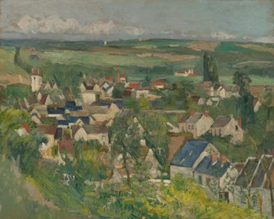 Auvers, panoramautsikt, 187375. av Paul Cézanne