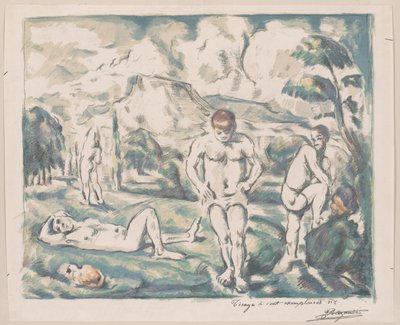 Badende av Paul Cézanne