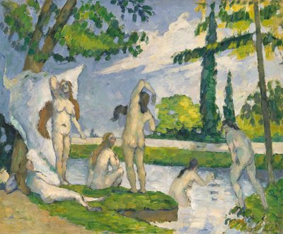 Badende, 1874-75. av Paul Cézanne