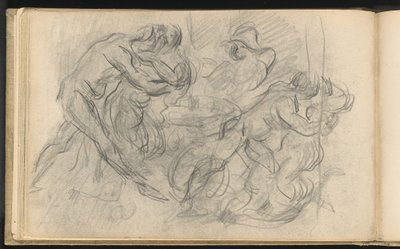 Karnevalsscene, 18851888. av Paul Cézanne