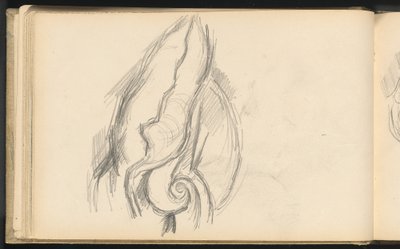 Pute av en lenestol av Paul Cézanne