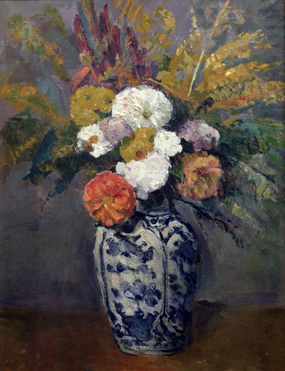 Dahliaer, ca. 1873 av Paul Cézanne