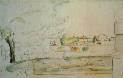Bellevue-sletten av Paul Cézanne