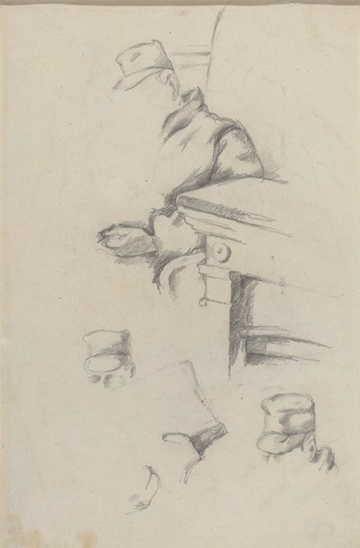 Far til kunstneren [verso] av Paul Cézanne