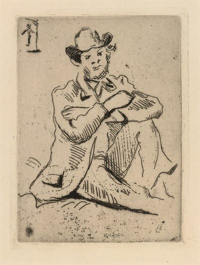 Guillaumin med den hengte mannen av Paul Cézanne