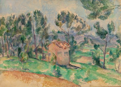 Jakthytte i Provence av Paul Cézanne