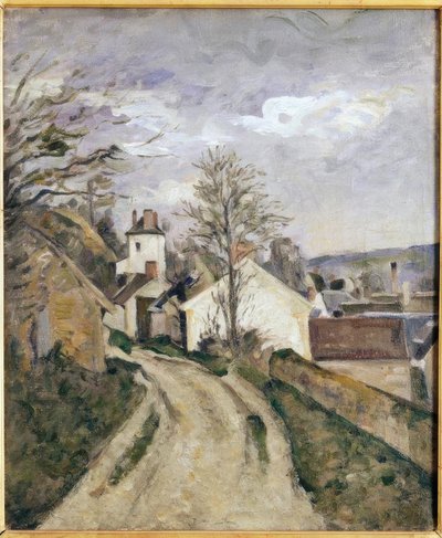 Doktor Gachets hus i Auvers av Paul Cézanne
