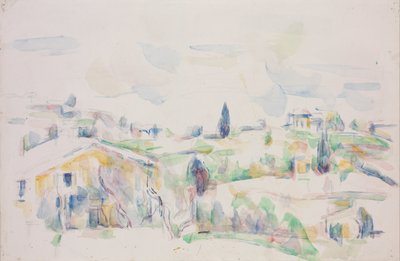 Landskap i Provence av Paul Cézanne
