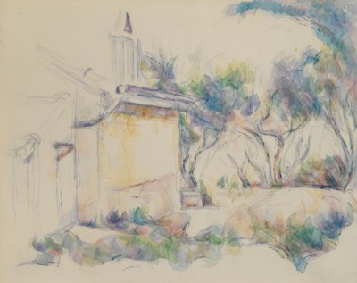 Cabanon de Jourdan av Paul Cézanne