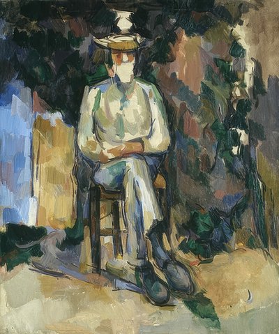 Gartneren Vallier (Der Gärtner Vallier). 1906 av Paul Cézanne