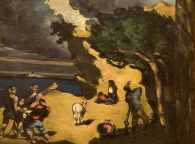 Eseltyver av Paul Cézanne