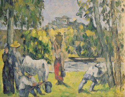 Livet på markene, ca. 1875 av Paul Cézanne