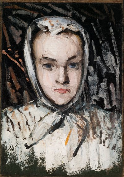 Marie Cézanne, kunstnerens søster (recto), kunstnerens mor (verso) av Paul Cézanne
