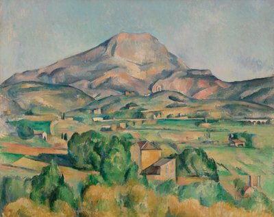 Mont Sainte-Victoire (Sainte-Victoire-fjellet) av Paul Cézanne