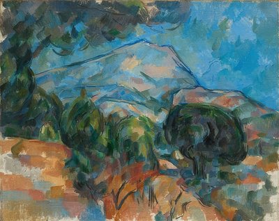 Mount Sainte-Victoire. Um 1904 av Paul Cézanne