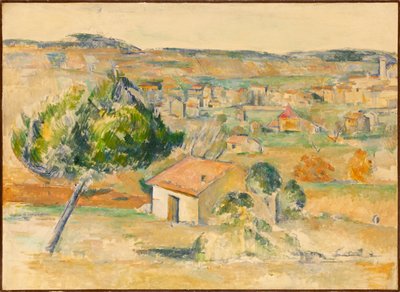 Plaine provençale Plain i Provence, 1883-1885. av Paul Cézanne