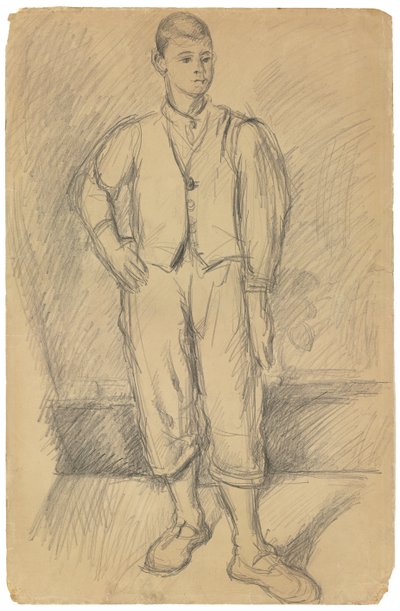 Portrett av kunstnerens sønn; Portrett av kunstnerens sønn, ca. 1875-1885 av Paul Cézanne