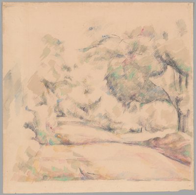 Vei i Provence av Paul Cézanne
