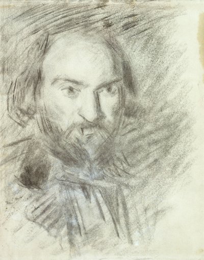 Selvportrett; Selvportrett, ca. 1874 av Paul Cézanne