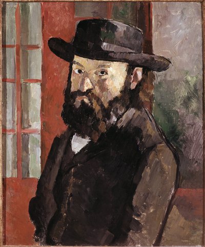 Selvportrett, ca. 1879-82 (olje på lerret) av Paul Cézanne