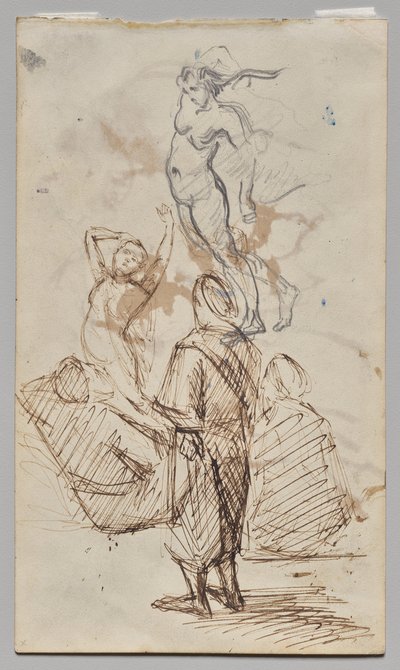 Studieark av Paul Cézanne