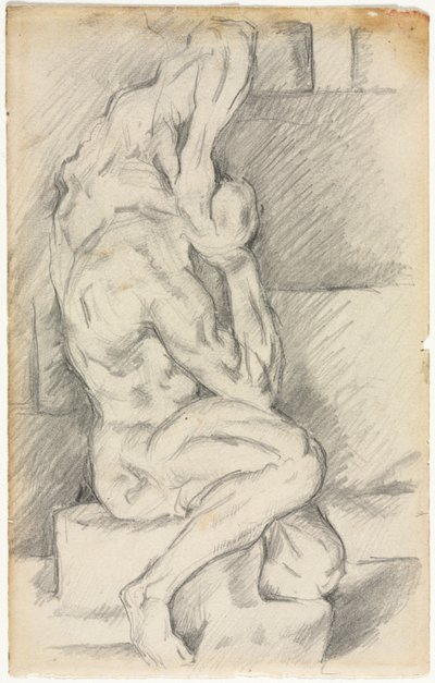 Skisse av anatomisk skulptur, 188184. av Paul Cézanne
