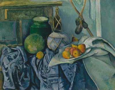 Stilleben med en ingefærkrukke og auberginer, 1893-94. av Paul Cézanne