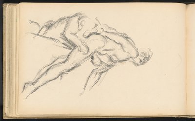 Studie av Pugets "Milo of Crotona" av Paul Cézanne