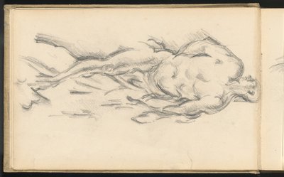 Studie av Pugets "Milo of Crotona" av Paul Cézanne