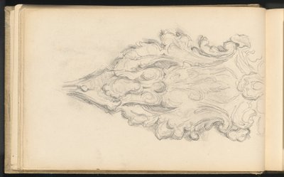 Studie av et dekorativt ornament av Paul Cézanne