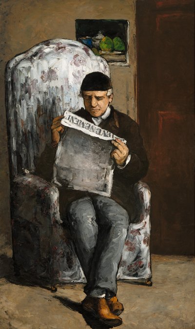 Kunstnerens far, leser "L