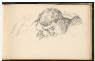Kunstnerens sønn leser, ca. 1887. av Paul Cézanne
