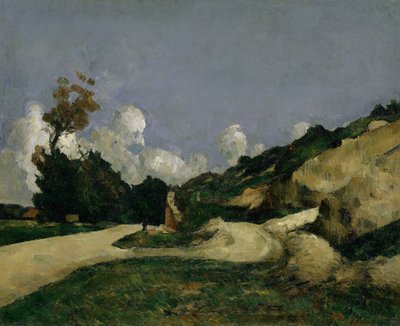 Landsveien, ca. 1871 av Paul Cézanne