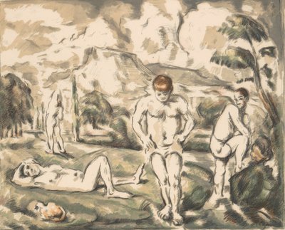 De store baderne De store baderne, ca. 1898., ca. 1898. av Paul Cézanne