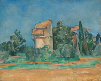 Duetårnet på Bellevue av Paul Cézanne