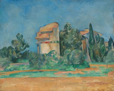 Duetårnet på Bellevue, 1890. av Paul Cézanne