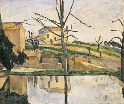 Bassenget ved Jas de Bouffan, ca. 1878 av Paul Cézanne