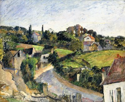 Den svingete veien, ca. 1877 av Paul Cézanne