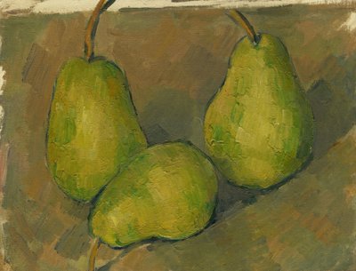Tre pærer av Paul Cézanne