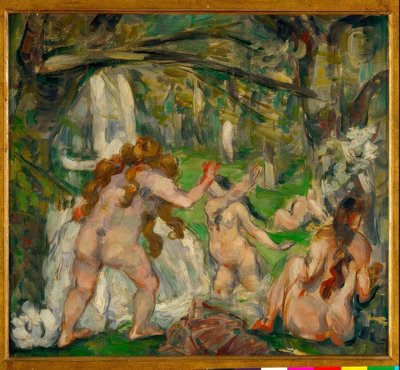 Tre badegjester av Paul Cézanne