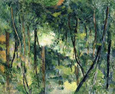 Undervegetasjon, ca. 1885 av Paul Cézanne