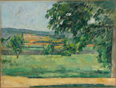 Utsikt over Jas de Bouffan, 1875-1876. av Paul Cézanne