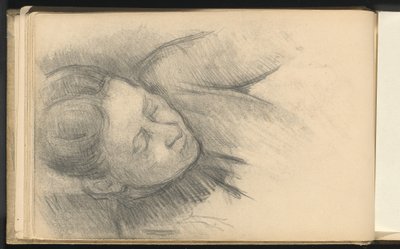 Kvinne som lener seg fremover av Paul Cézanne