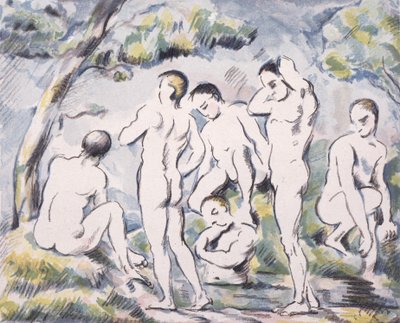 De små badende av Paul Cézanne, Auguste Clot