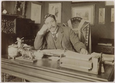 Portrett av Maurice Donnay 1859-1945, ca. 1890. av Paul Dornac