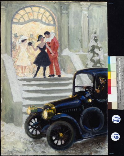 Etter ballet, 1917 av Paul Fischer
